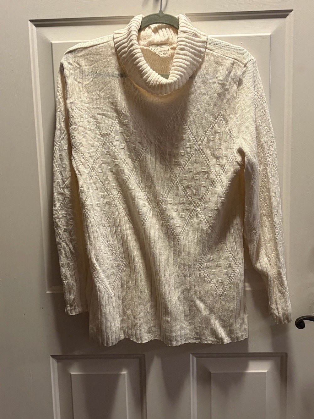 Company Collection Cream Cowl Neck Sweater